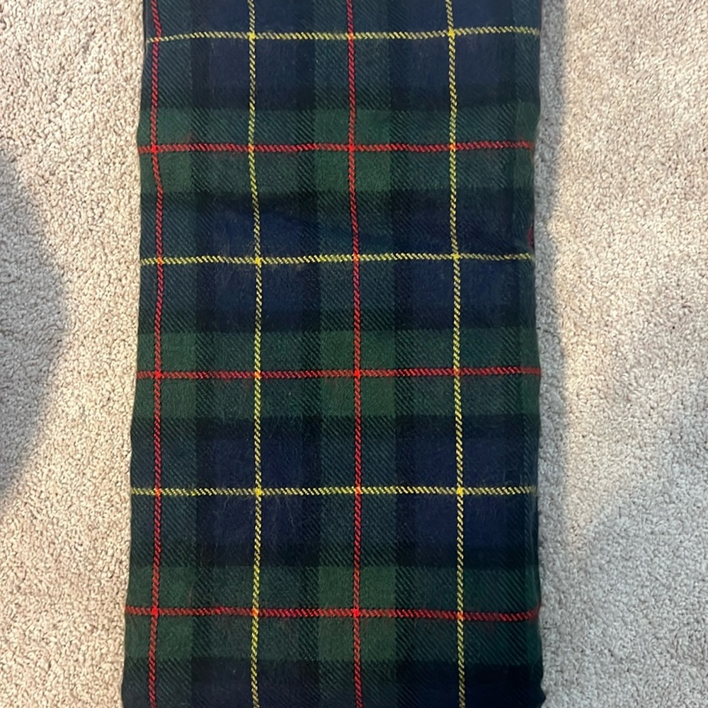Zara Plaid Blanket Scarf, Like New